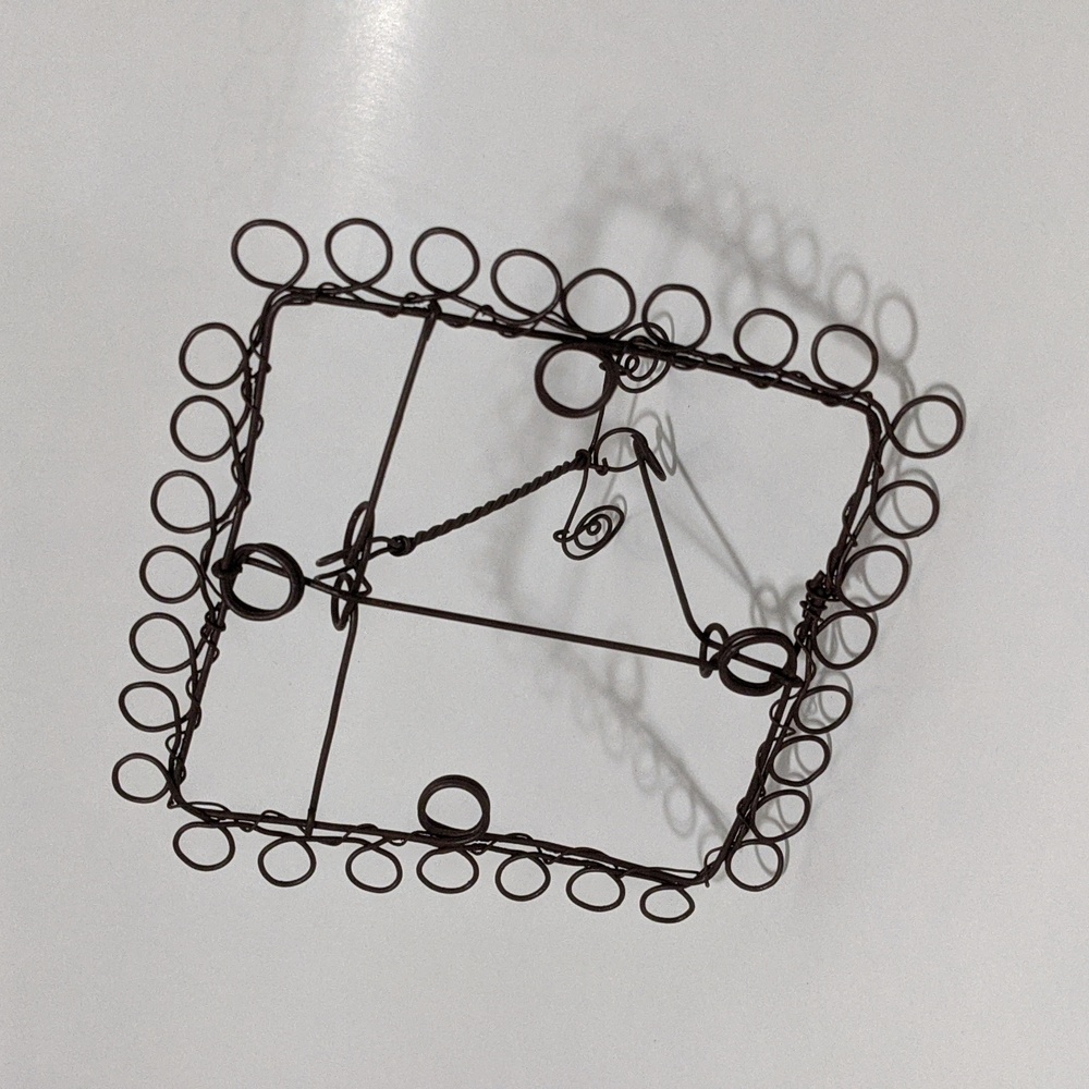 Set of 12 Vintage Patina Wire Frames